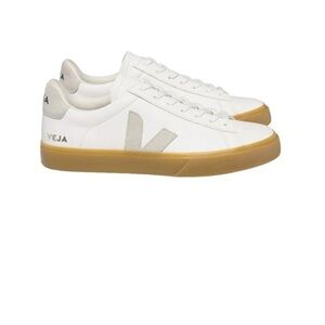 Veja Extra White Campo Chrome free Leather Natural Gum Sole Sneakers